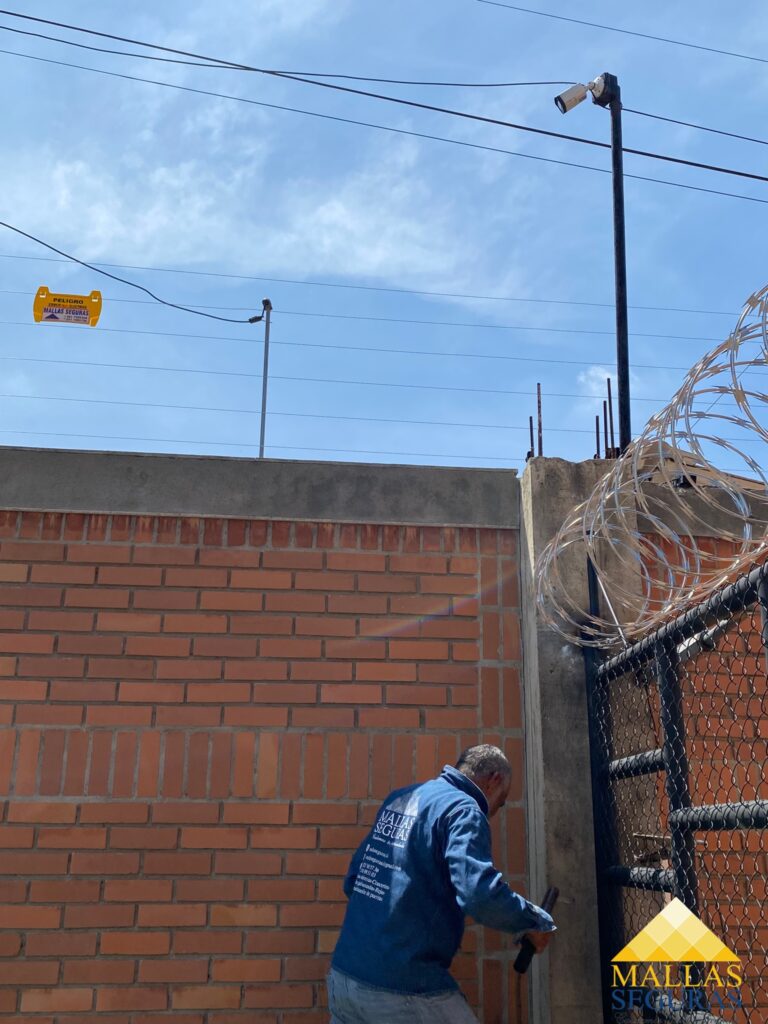 malla electrificada